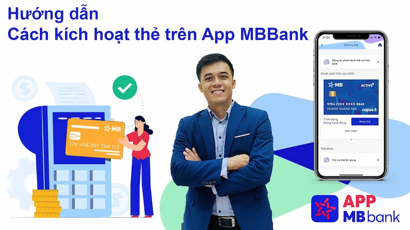 Hướng dẫn người dùng kích hoạt thẻ ATM MB Bank 