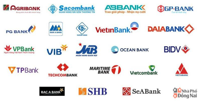 Ví dụ một số ngân hàng thẻ MB có thể giao dịch được tại các cây ATM