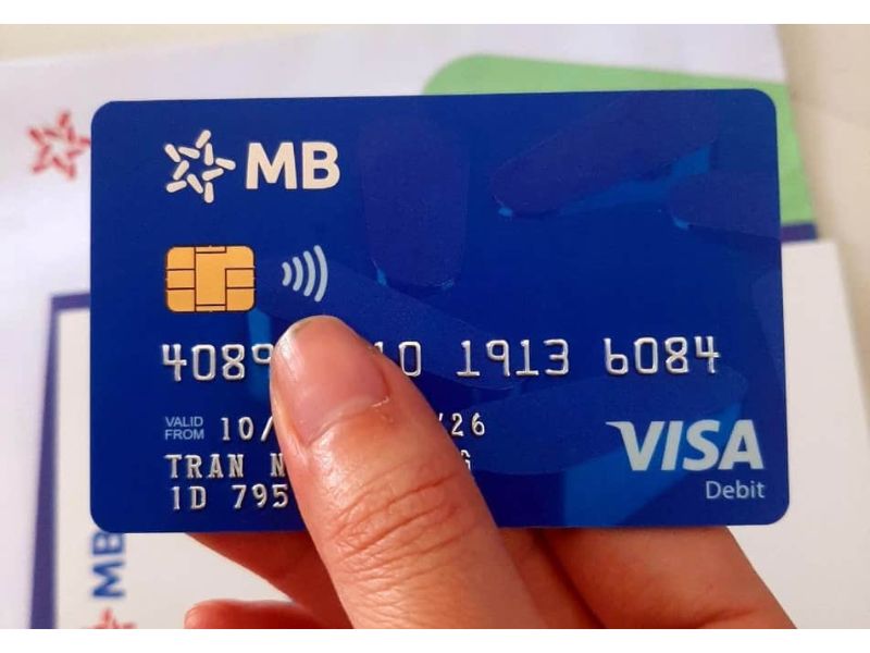 Thẻ Visa Debit MB Bank